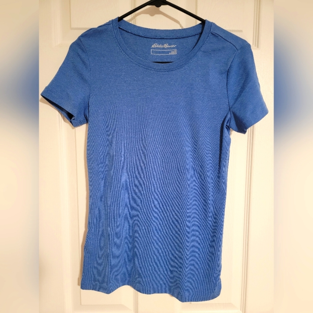 Eddie Bauer Women's Short-Sleeve Crew T-Shirt - Blue